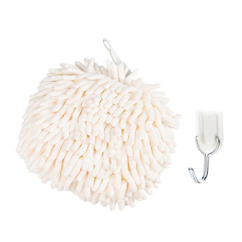 Quick-Dry Towel White 1Pcs Polyester Household Towel for Home Use with Superfine Fast-Drying