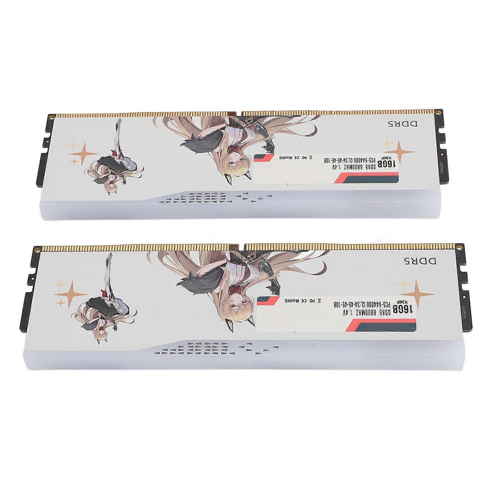 32GB DDR5 6800MHz PC5 54400U CL34 RGB Desktop Memory Module