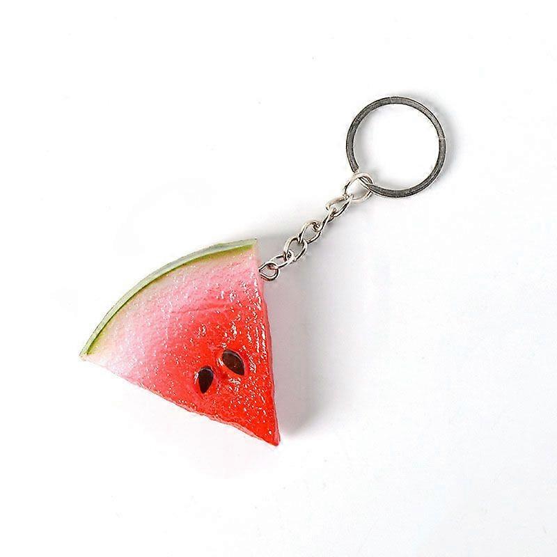 Artificial Plastic Red Watermelon Slice Realistic Fruit Decoration