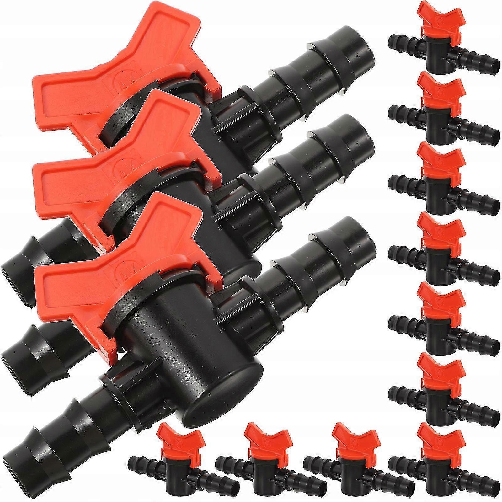 20pcs Ball Valve 2-way Quick Connect Fitting 16mm