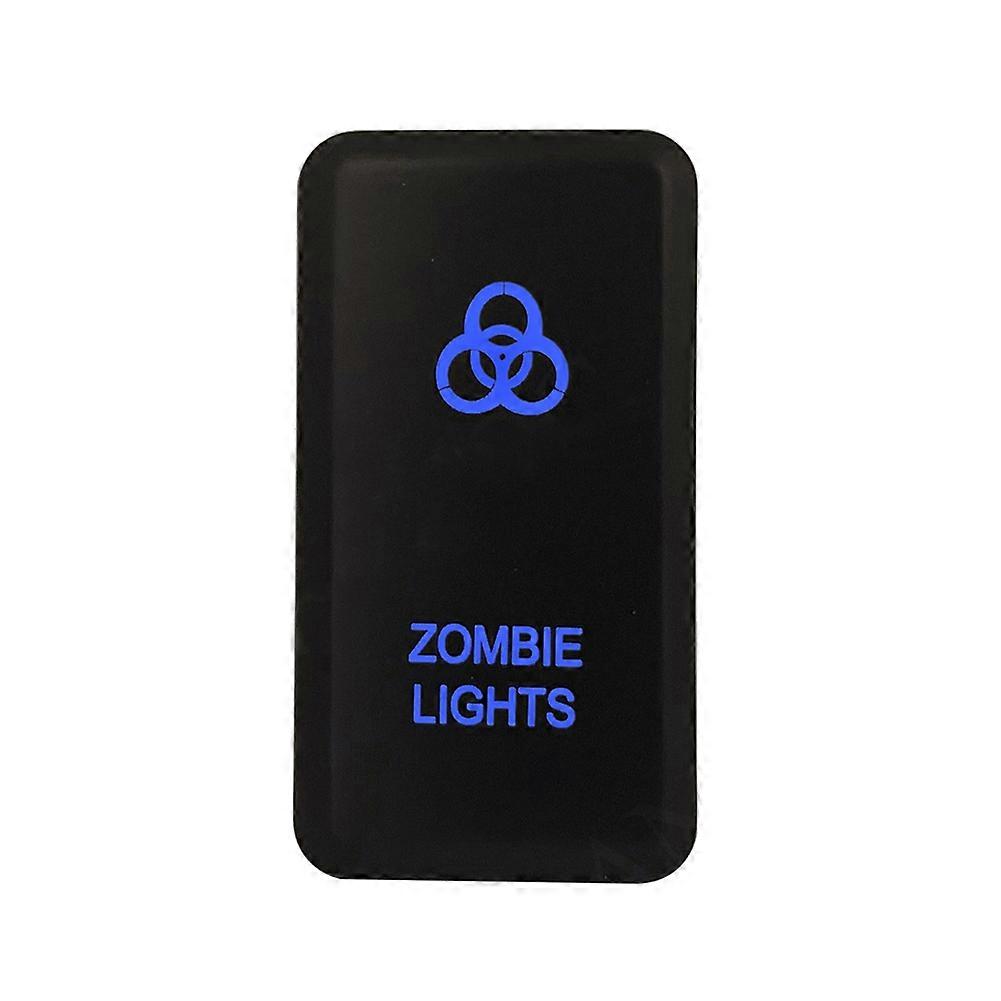 Car Push Switch Blue Led for Prado LED on Off Push Button C