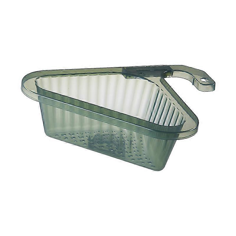 Kitchen sink corner hanging basket triangular corner sink filter multifunctional hanging filter drain rack without punching