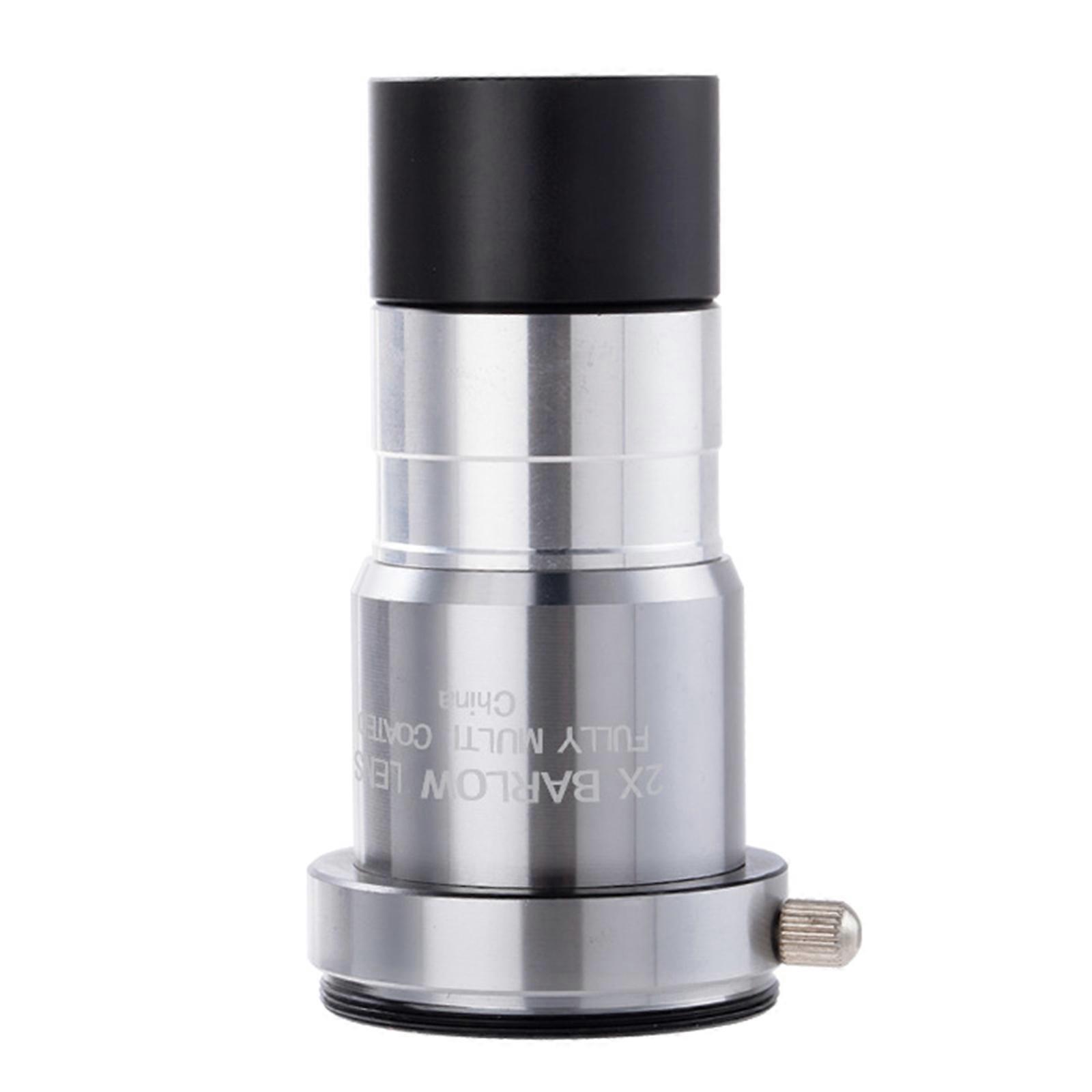 2X Barlow Lens with High Compatibility Optical Designs Barlow Lens Astronomical Observation for Astronomy Enthusiasts Multicolor