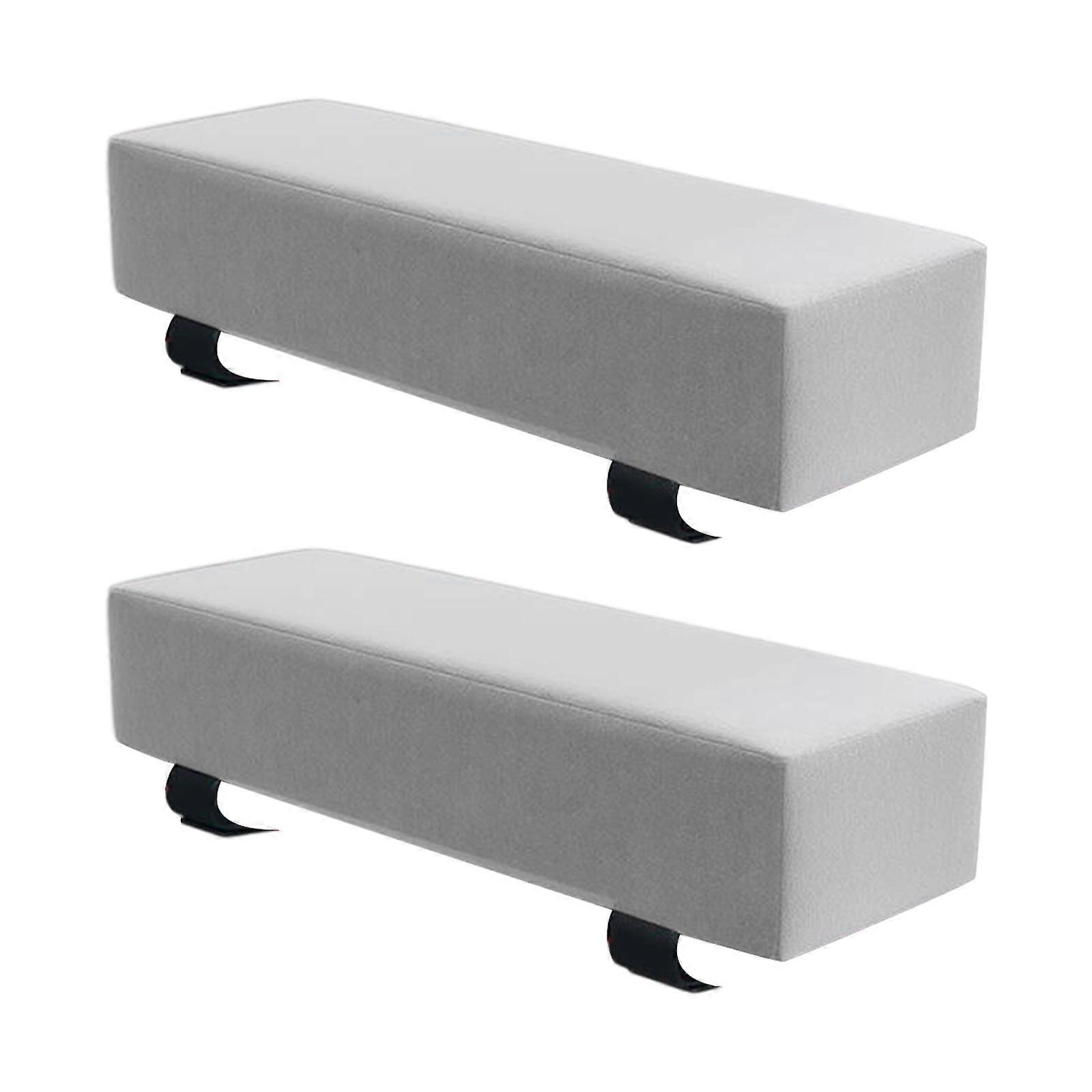 Ergonomic Armrest Pad Washable Removable Design Armrest Elbow Pillows For Computer Office Chairs And Recliners  Light Gray