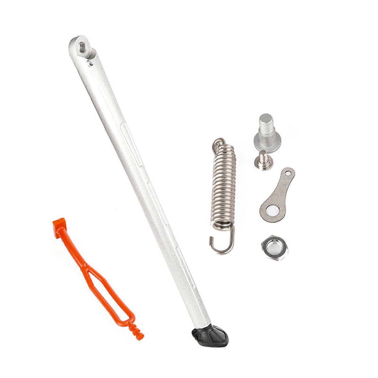 Motorcycle Kickstand Modification Kickstand with Accessory for K8 Motocross Side Stand Replacement Side Support Stand  Silver