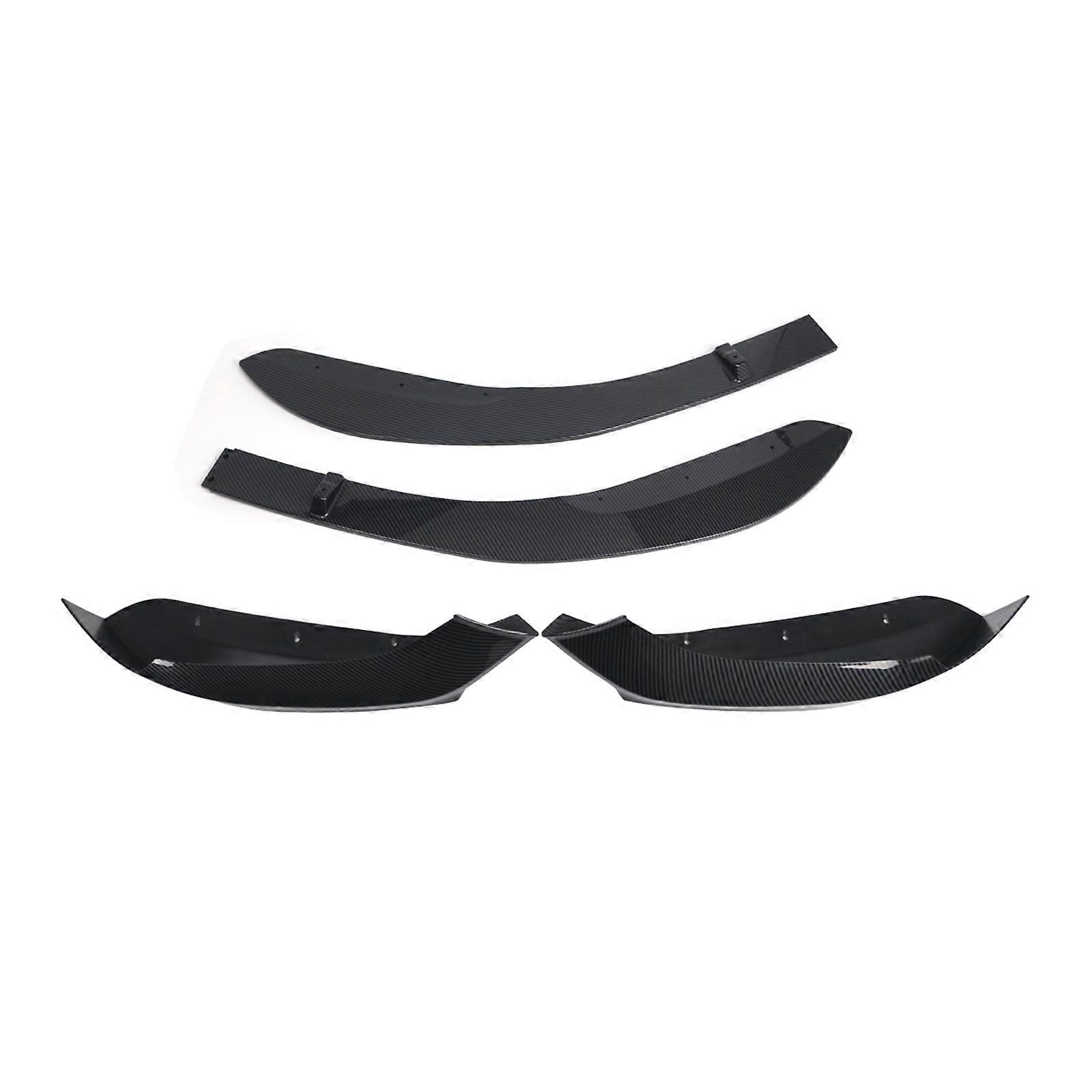 Automobile Front Bumper Lip Diffuser Fins,Chin Bumper Protectors for F20 2015-2019 51118064581 Multicolor