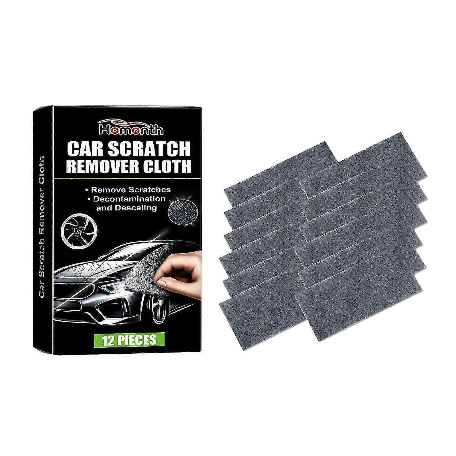 Car Scratch Repair Cloth 12 Pack  Quick, Easy Automotive Paint Scratch