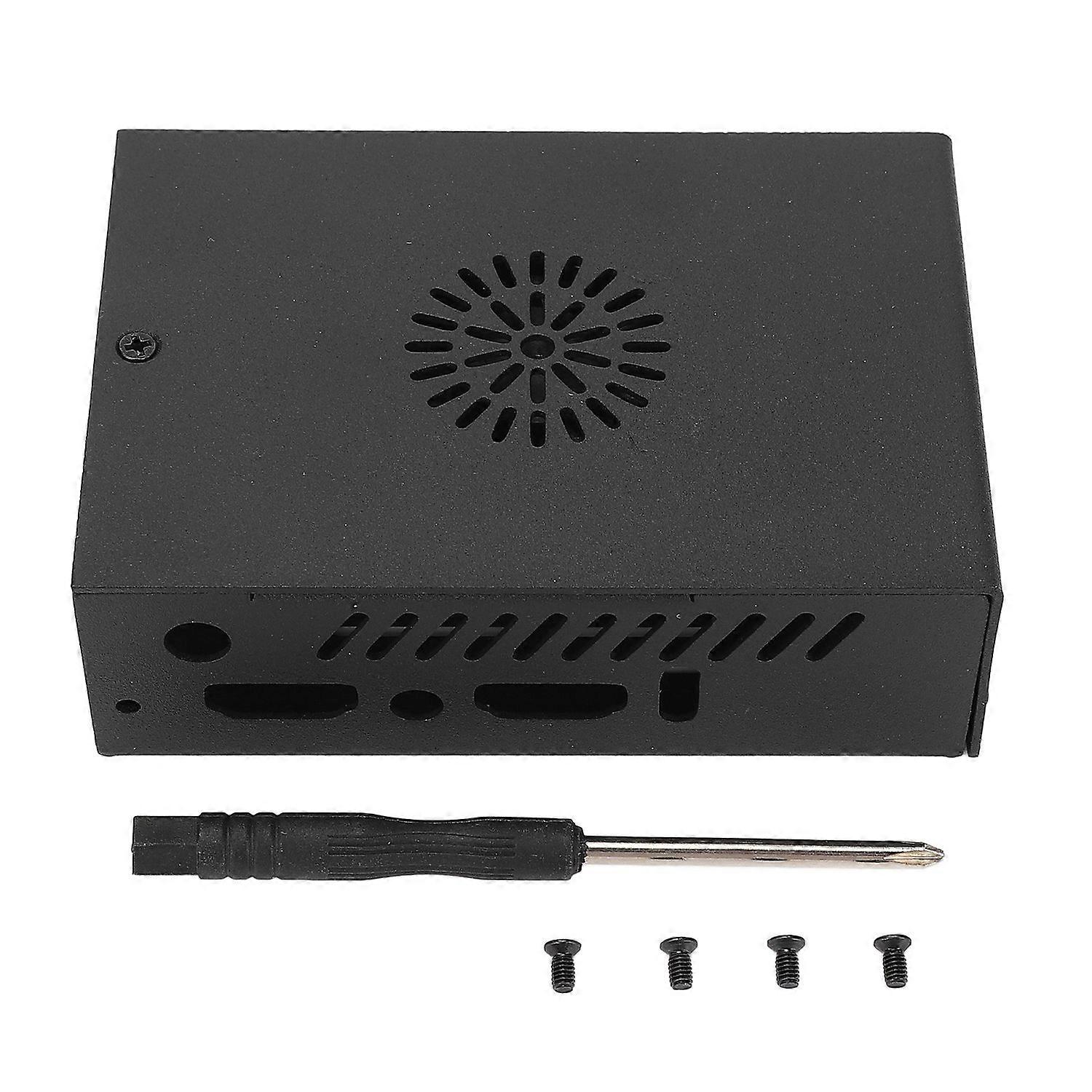 Protective Case for OrangePi 5 Pro Precise Hole Position Aluminum Alloy Protective Enclosure with Co