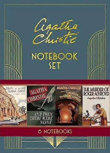 Agatha Christie Notebook Set by Chronicle Books Notebook  blank book Book
