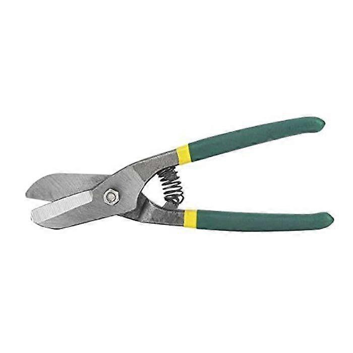 inch Metal Scissors German Style Metal Scissors with Spring Loaded Metal Scissors, Green