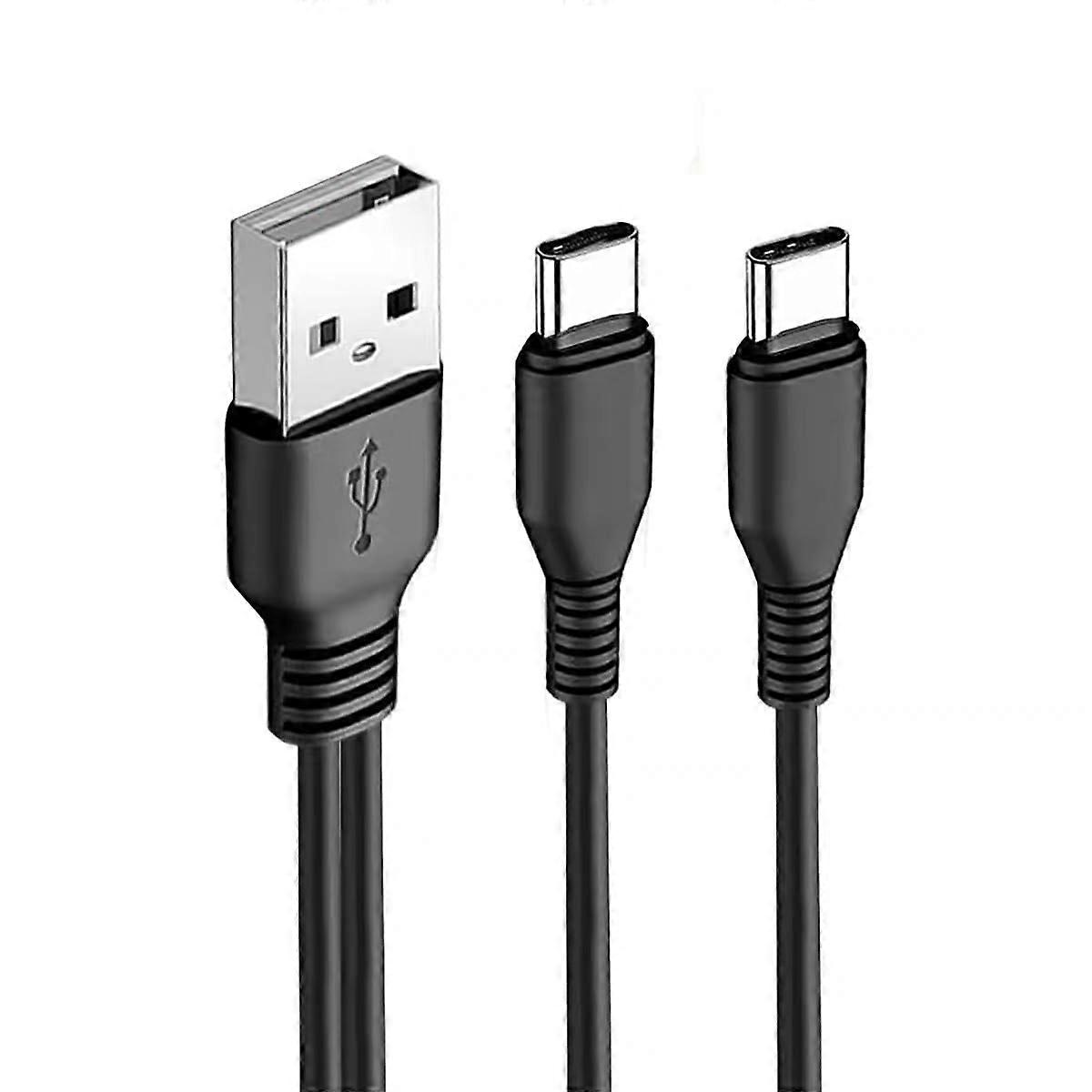 Câble répartiteur USB-C et USB-A vers USB-C 2 en 1 (1,8 m)