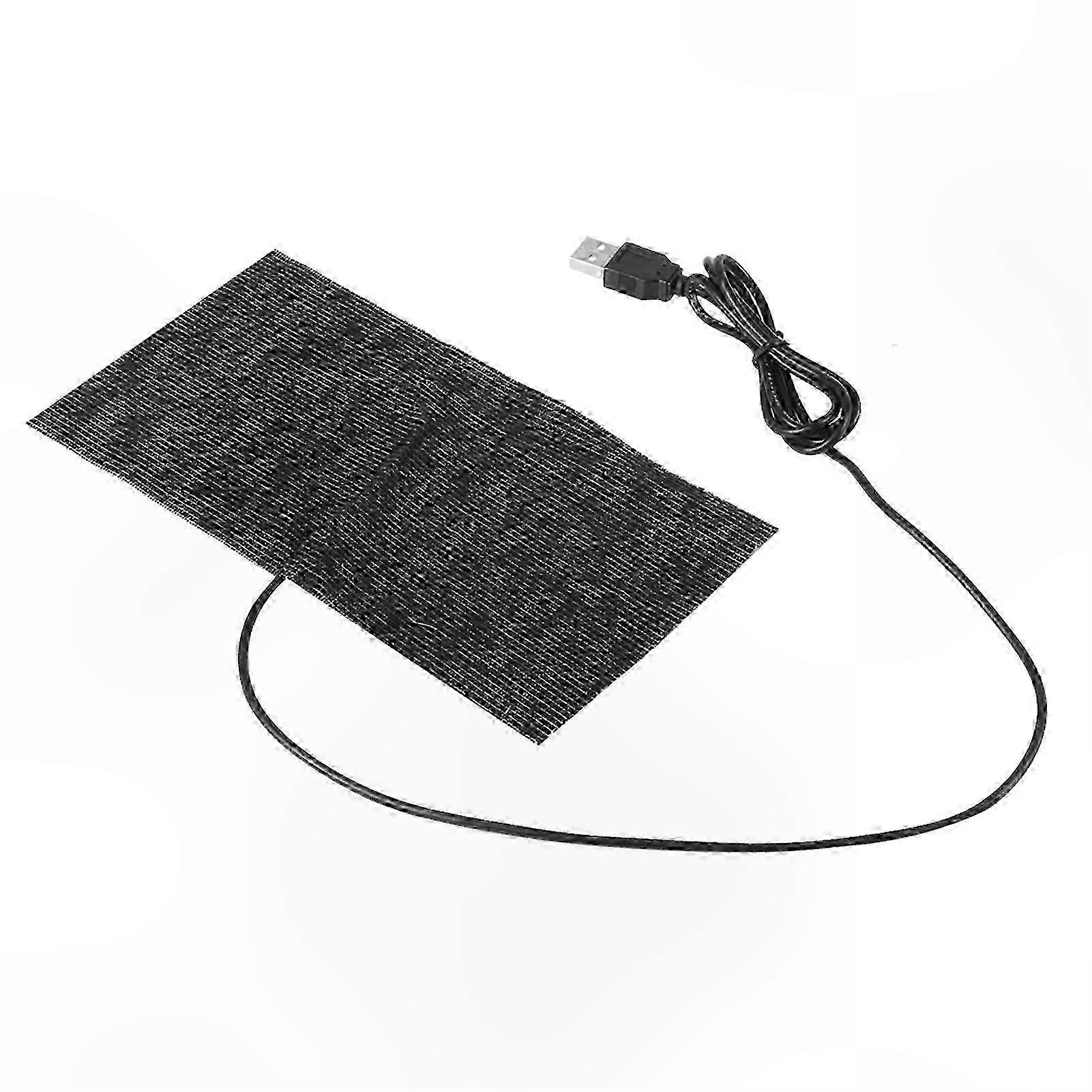 Carbon Fiber Heating Mat 20x10cm USB Powered Warm Pad for Mouse or Small Items