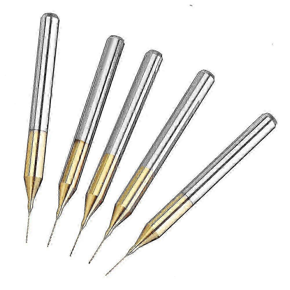10Pcs Tungsten Carbide Mask Mold Drill Bit 0.2/0.25/0.3mm Titanium Plating Pcb Drill Bit For Meltblown Fabric TOP