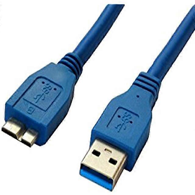 ADN-1958 - USB CABLE 3.0 A-MICRO B 3.0 M/M 15FT BLUE