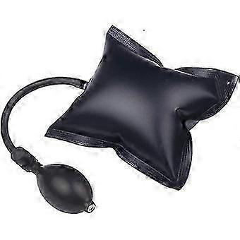 Inflatable Pry Bar Leveling Tool Air Wedge Bag Alignment Tool Shim Bag For Elevating Doors Windows Metal Air Inlet Valve(1set, Black)