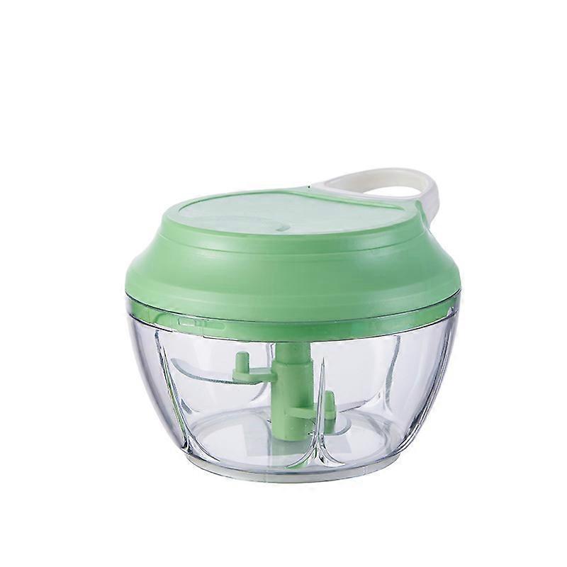 500ml Manual Onion Chopper Multi-Function Chopper Universal Chopper for Kitchen Suitable for Vegetables, Fruits, Onions, Nuts, Garlic (Green)