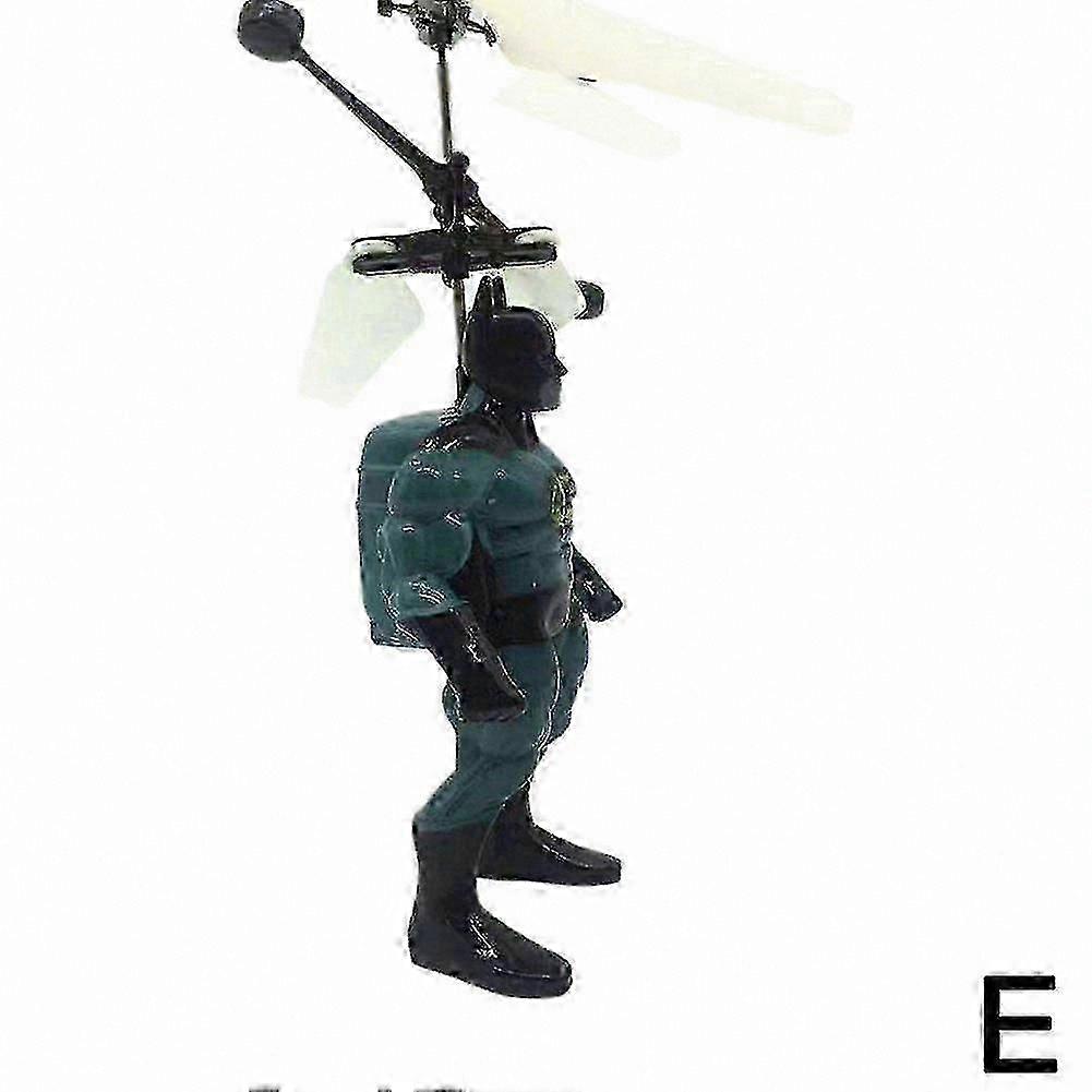 Glowing Remote Control Helicopter with Suspension and Control Unit for Kids