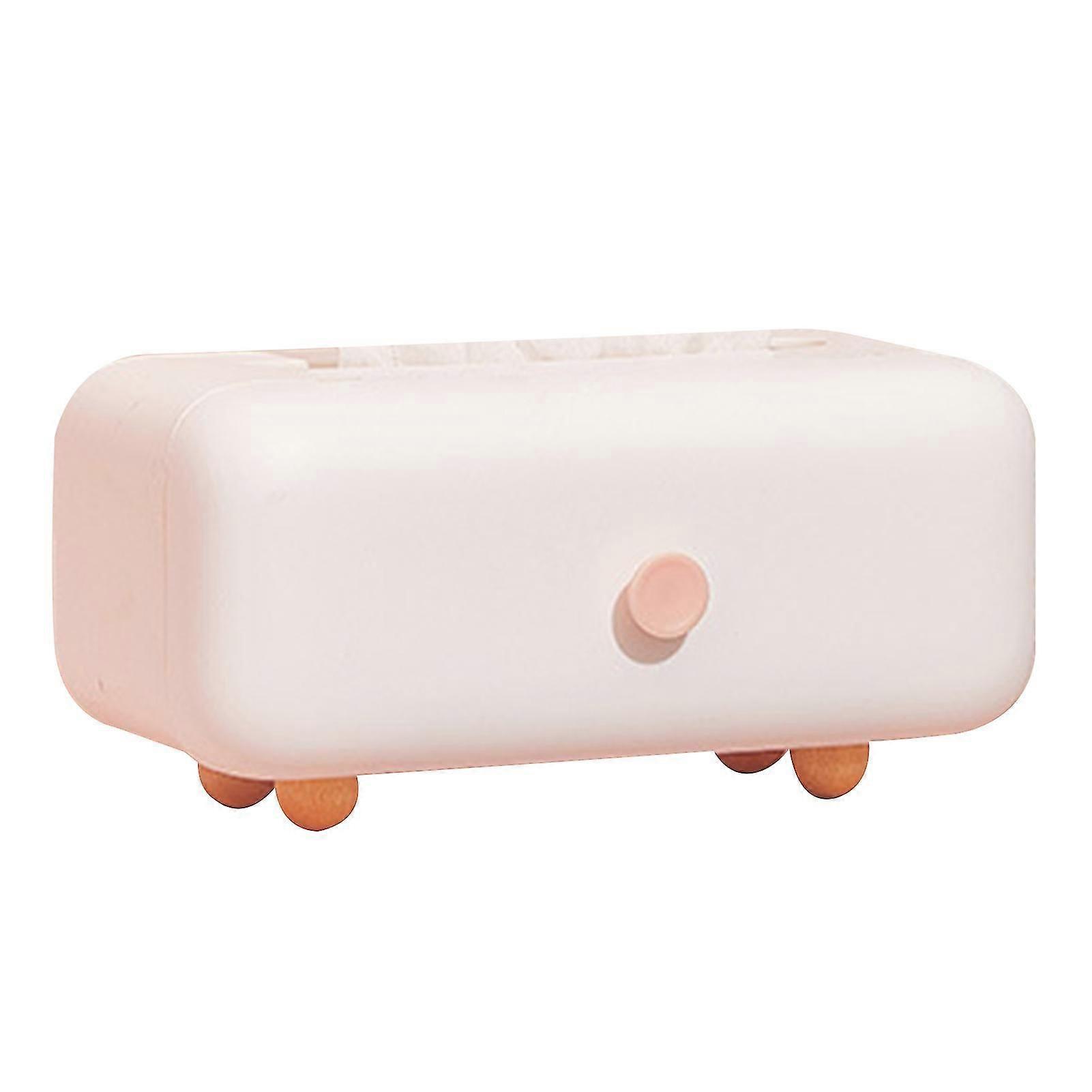 Easy-to-use water-resistant ABS plastic rectangular removable tissue holder for home