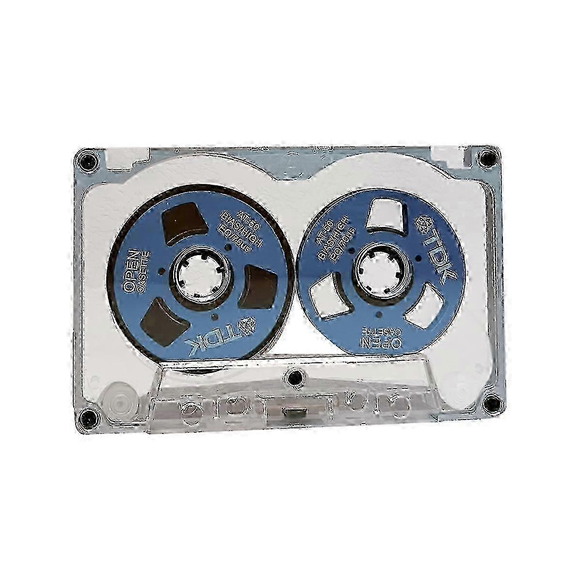 55 Minute Blank Tape Disk Double-Sided Metal Small Open Disk Blank Cassette Tape Tape Disk, D