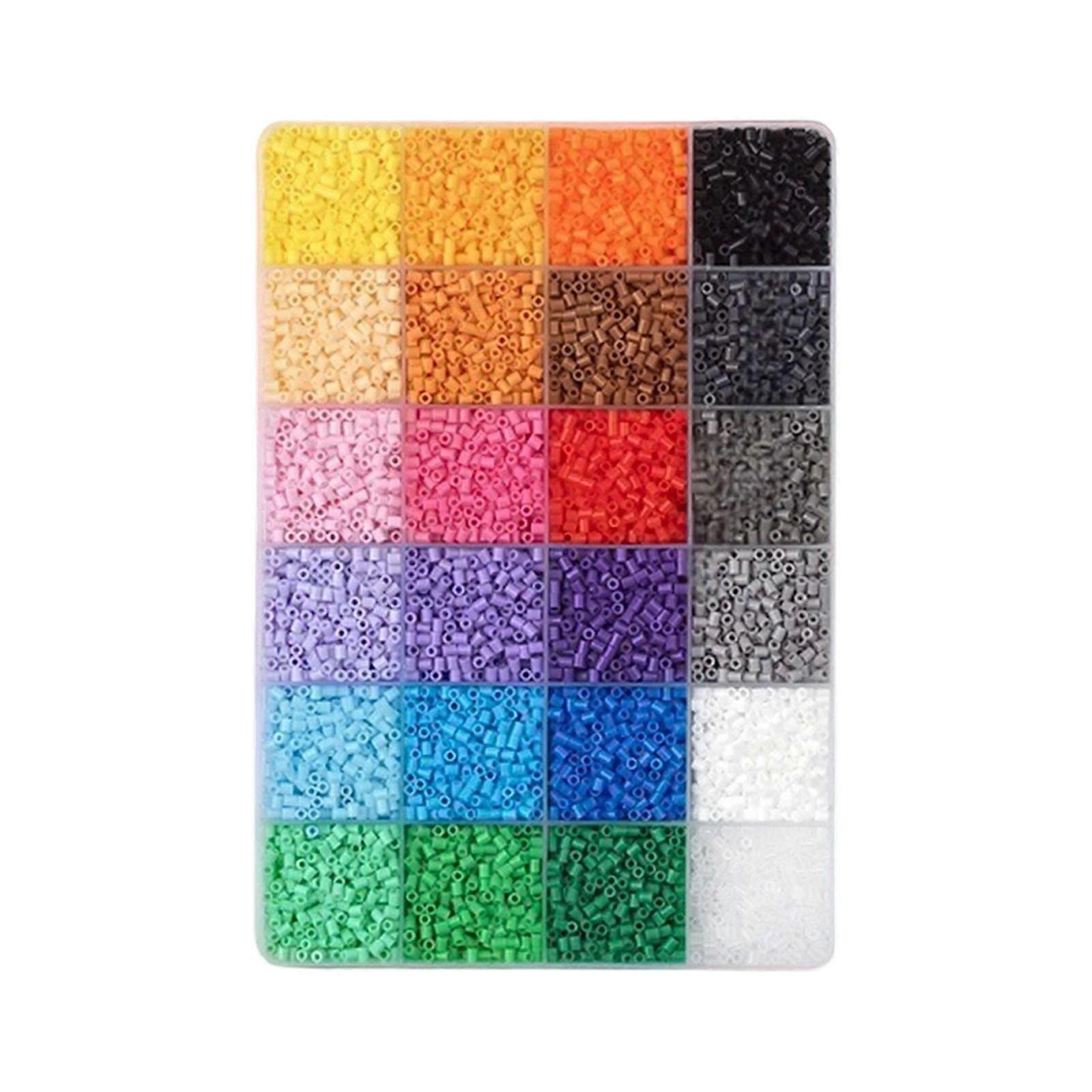 Creative Bean Beads Crafting Set With Reusable Templates Ideal For Kids Family Bondings Time Multicolor