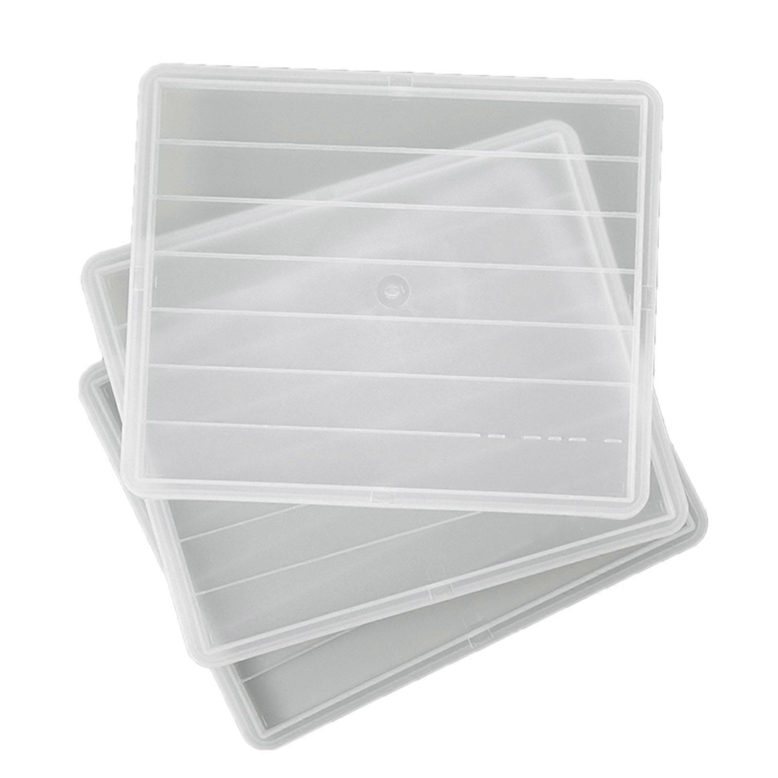 Stackable 3Layer Keycap Management Box Shatterproof Plastic Case For Visible Organization And Desktop Efficiency Multicolor