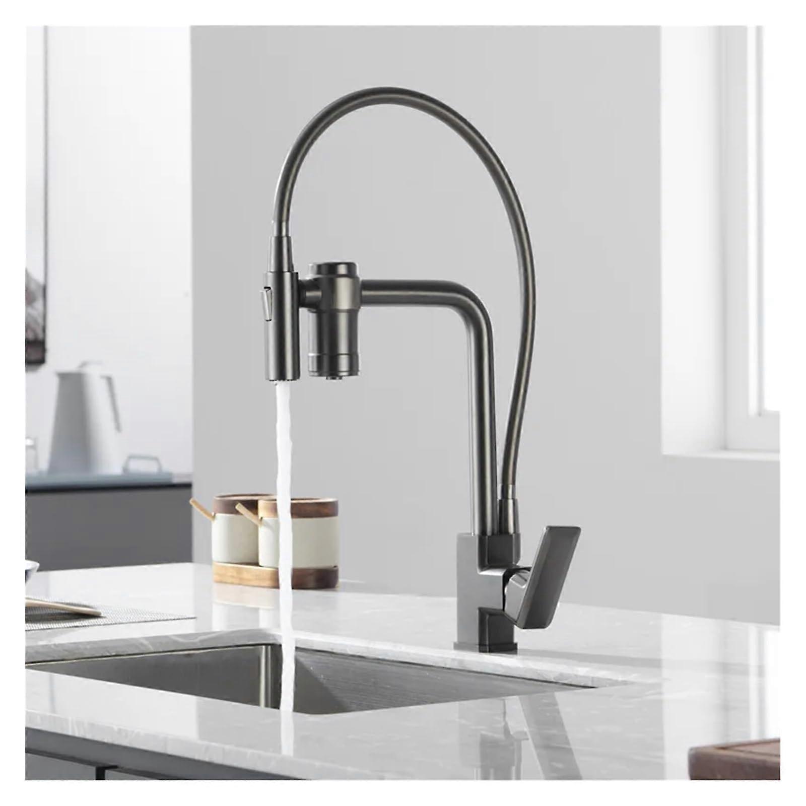 Kitchen Sink Faucet Water Purification and Filtration Pull-Out 3 in 1 Single Handle Hot and Cold Monobloc Faucet