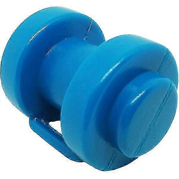 Set of 8 Trampoline Poles for Trampoline Poles 25mm, Especially Robust, Weatherproof End Caps, Spare Part for Safety Net (Blue-)