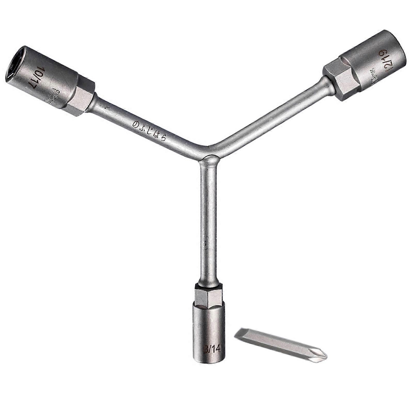 Professional 6 In 1 Interchangeable Socket Tool Double Ended Screwdriver Included For Versatilitys Repair Task 6Socket Size Multicolor