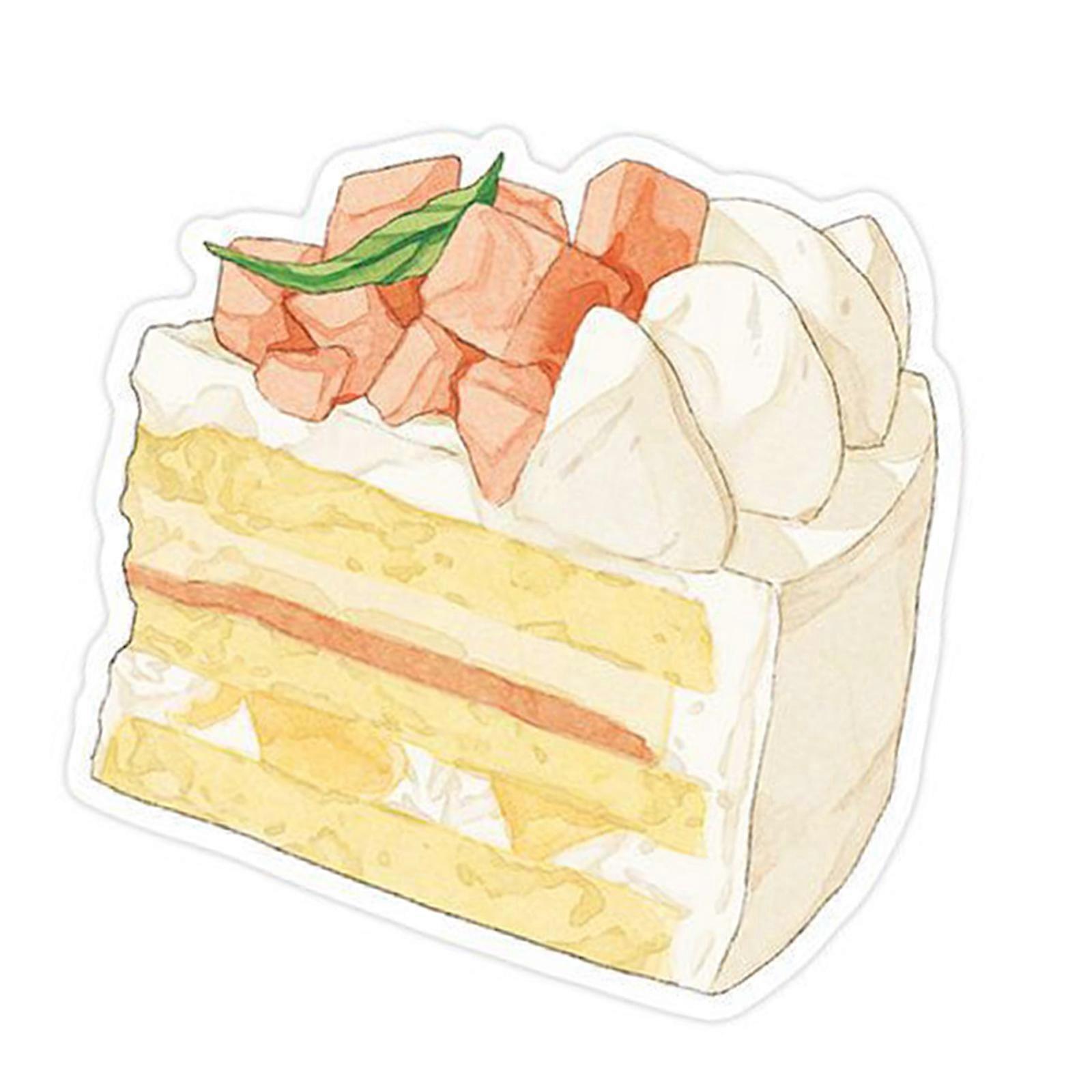 פתק דביק דביק סדרת תחנות מתוקות פתק דביק מקסים פנקס תזכירים קינוח עוגת פנקס רשימות בית ספר ציוד משרדי צבעוני