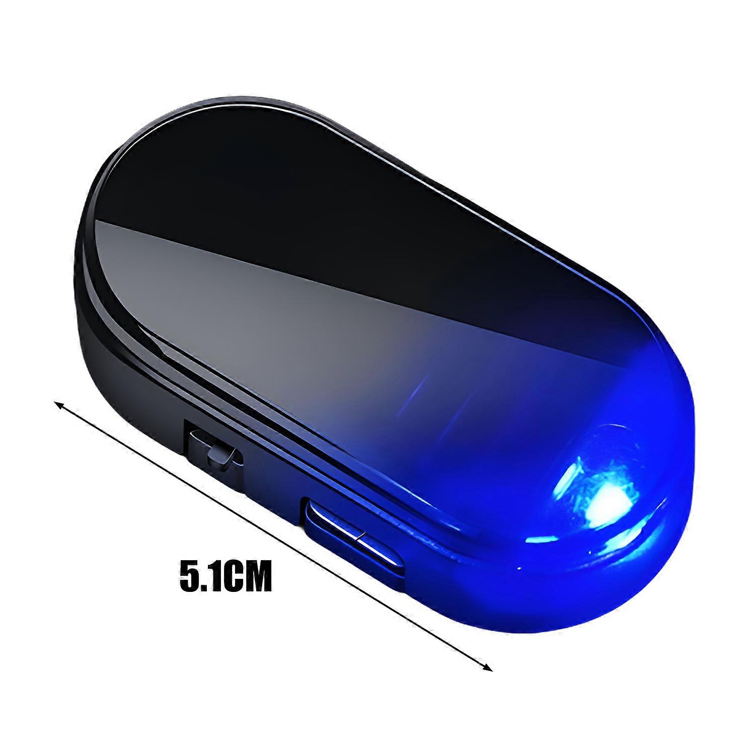 Car Fake Security Light Solar Powered Universal Warning LED Light Alarm Lamp Anti-Theft Caution Strobe Signal Security System