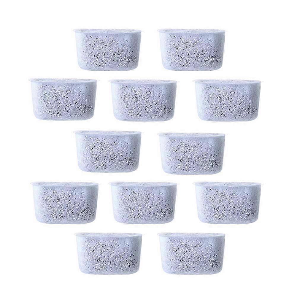 12pcs Replacement Charcoal Water Filters, a Non-woven Filter for Coffee Makers