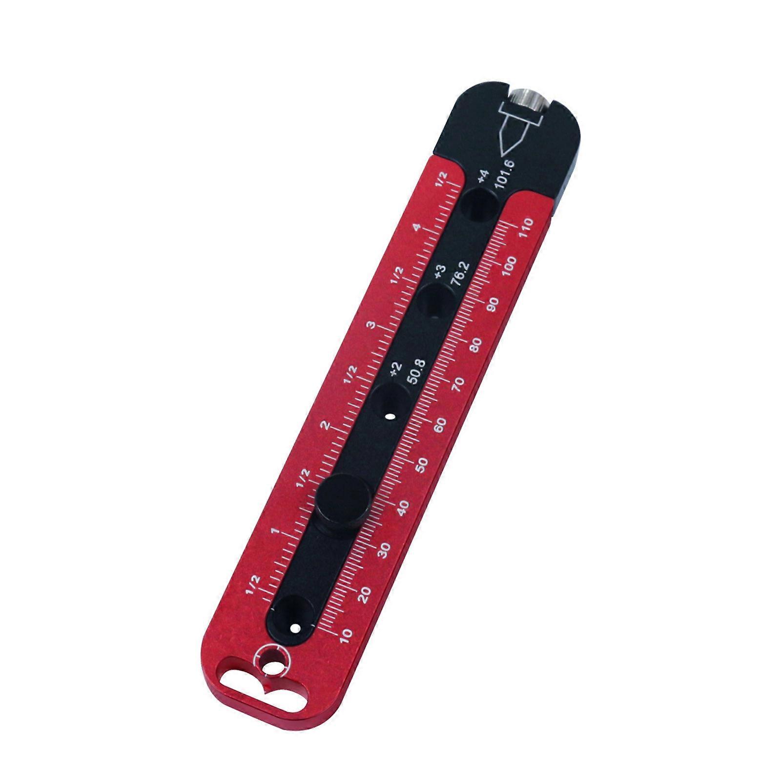 Woodwork Compasses Scriber Round Circle Ruler Metric Inch Fixed-point Marking Gauge Scribe Gauges Circulars Drawing Tool Multicolor