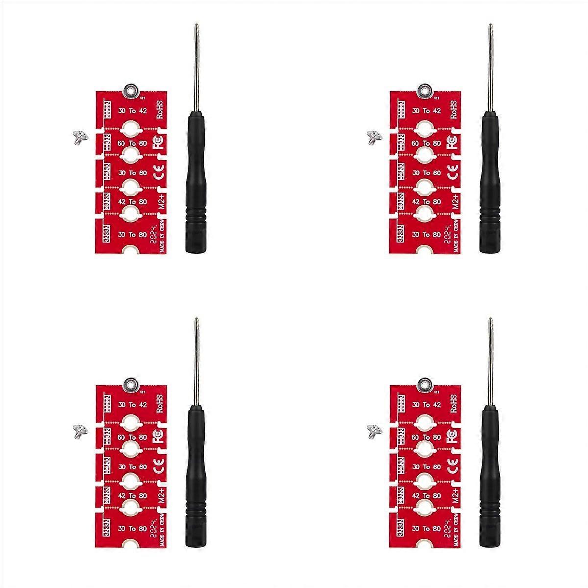 4X M.2 NGFF NVME SSD Extension Bracket Transfer 2230 2242 2260 2280 Length Extend Adapter Bracket Ca