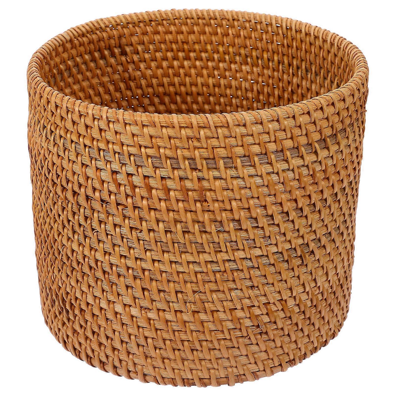 Imitated Rattan Basket for Storage Use with Fruit Storage Basket