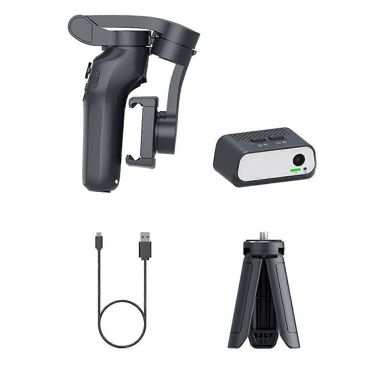 L7C Pro 3- AI Gimbal Stabilizer with Face Tracking RGB Magnetic Light Anti-Shake Stabilizer for Vlog