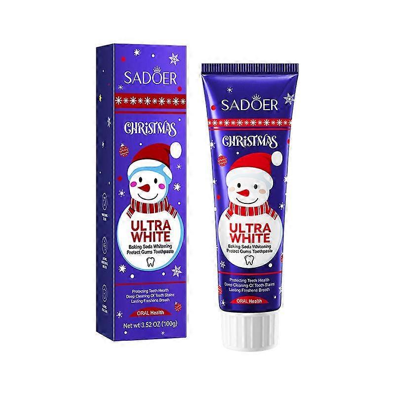 Christmas Baking Soda Whitening Gingival Toothpaste Clean Teeth Toothpaste