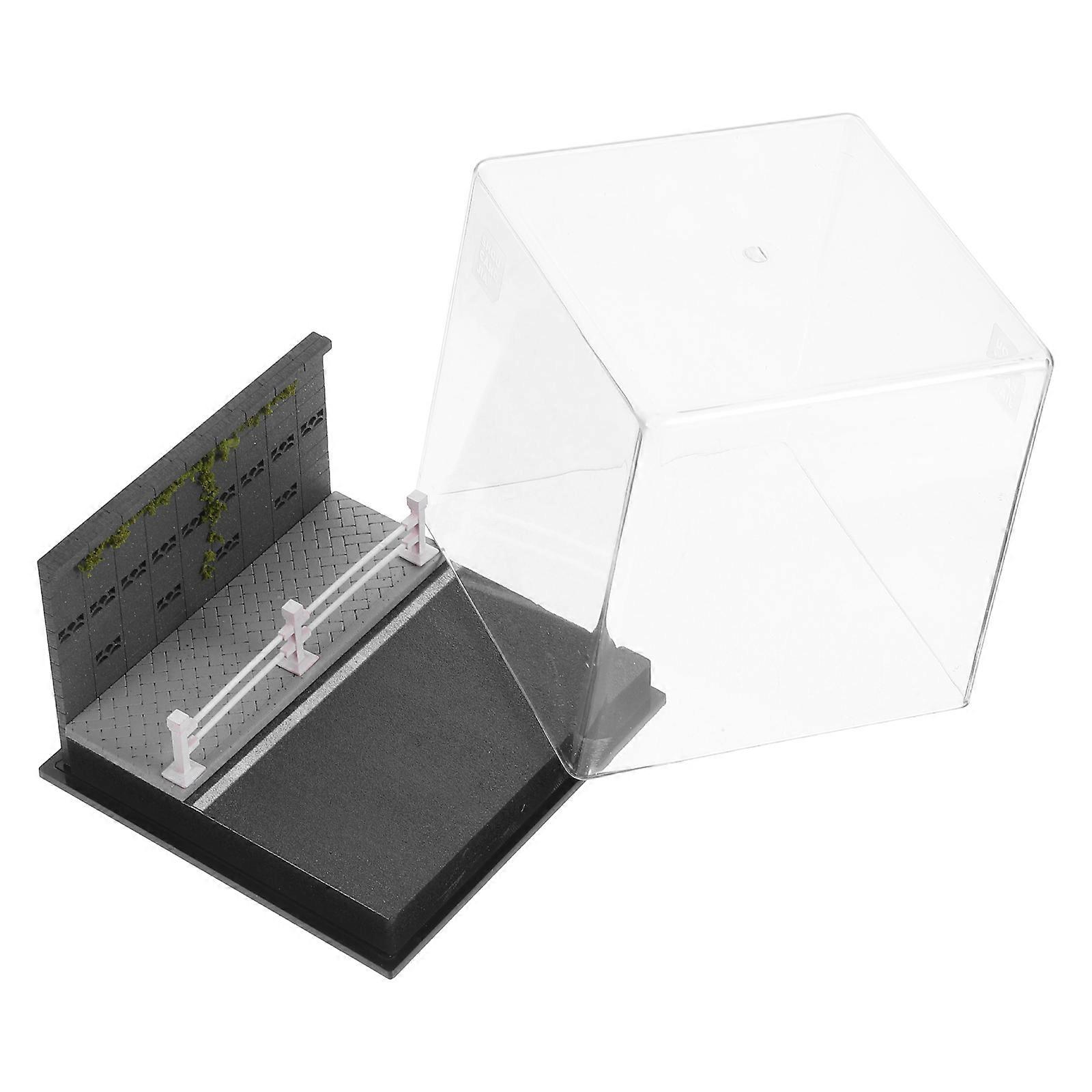 Model Display Case Acrylic for Dustproof 1:64 Scale Car Model Display Case