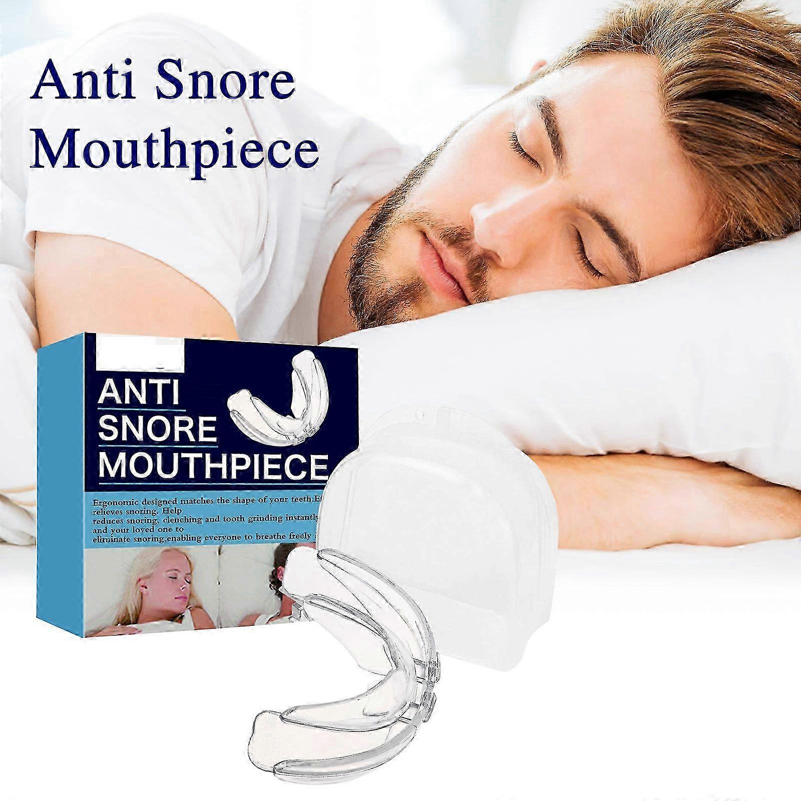 Anti-Snoring Mouth Guard, Advanced Snore Solution Mouthpiece, Stop Snoring Devices Night Guard for Clenching & Gnashing