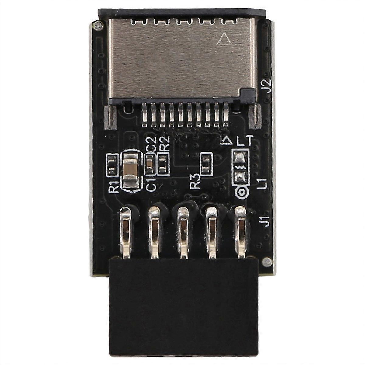 Motherboard USB 2.0 9Pin zu TYPE-C A-KEY Frontanschlusskonverter