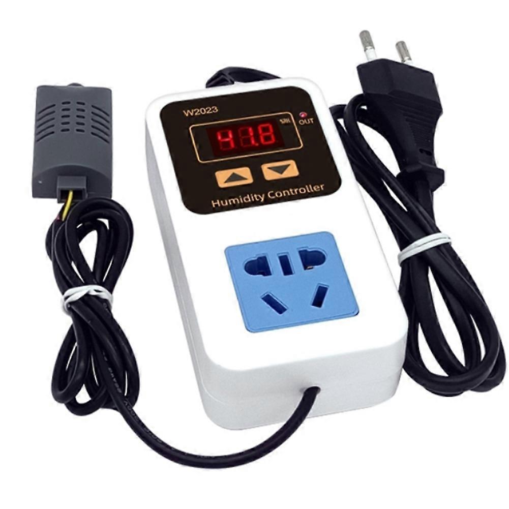 W2023 Digital Display Humidity Controller Humidifier Humidification and Dehumidification Smart Humidity Control EU Plug