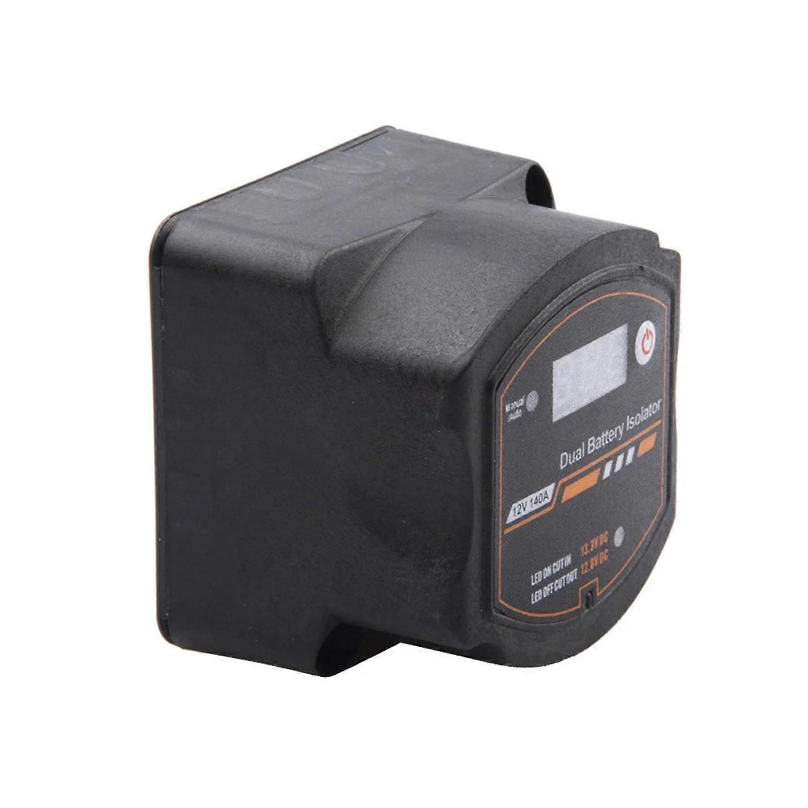 Waterproof Car Relays Voltage Setting 12V 140A Double Battery Isolator Digital Voltage Sensitive Relays LCD Display Multicolor