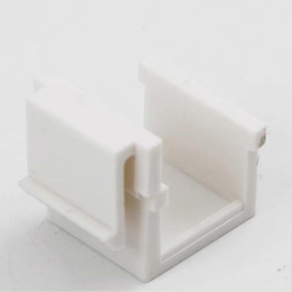 50pcs RJ45 Keystone Jack Inserts Blank Modules for Wall Plates Patch Panels Home Network Setup White