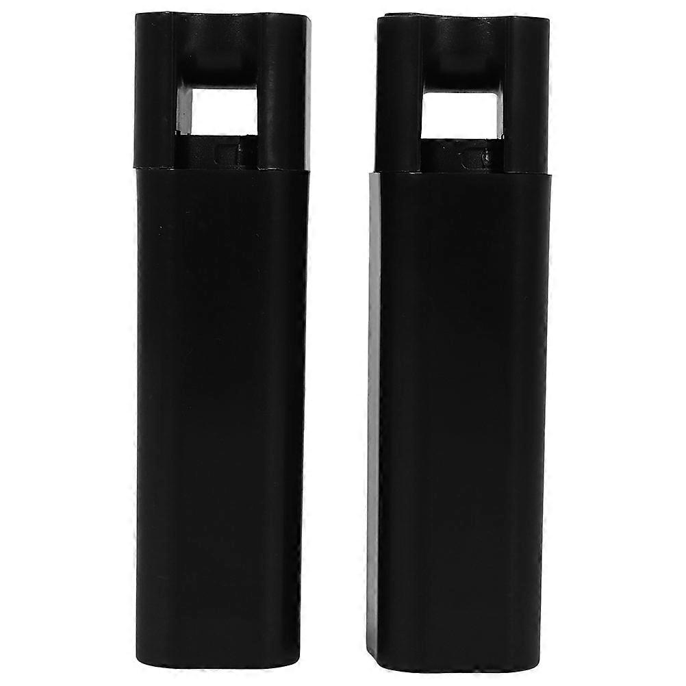 Black Blind Cord Pulls with Stable Cord Function for Window Blinds Hardware Accessories Plastic Iron 2pcs