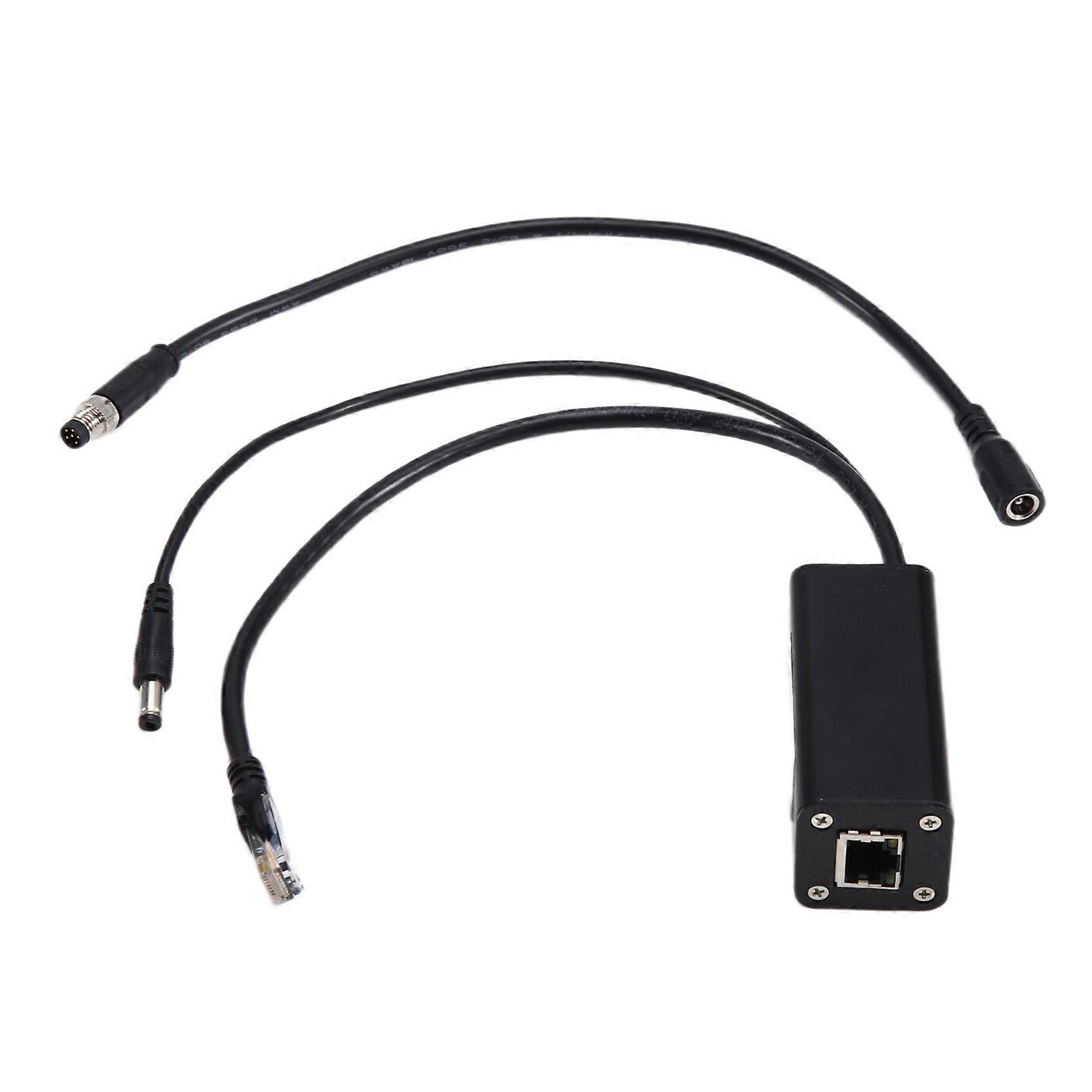 25W 2.5G POE Splitter 48V to 12V IEEE 802.3af Power Ethernet Splitter Adapter for Security CCTV System Camera 24V