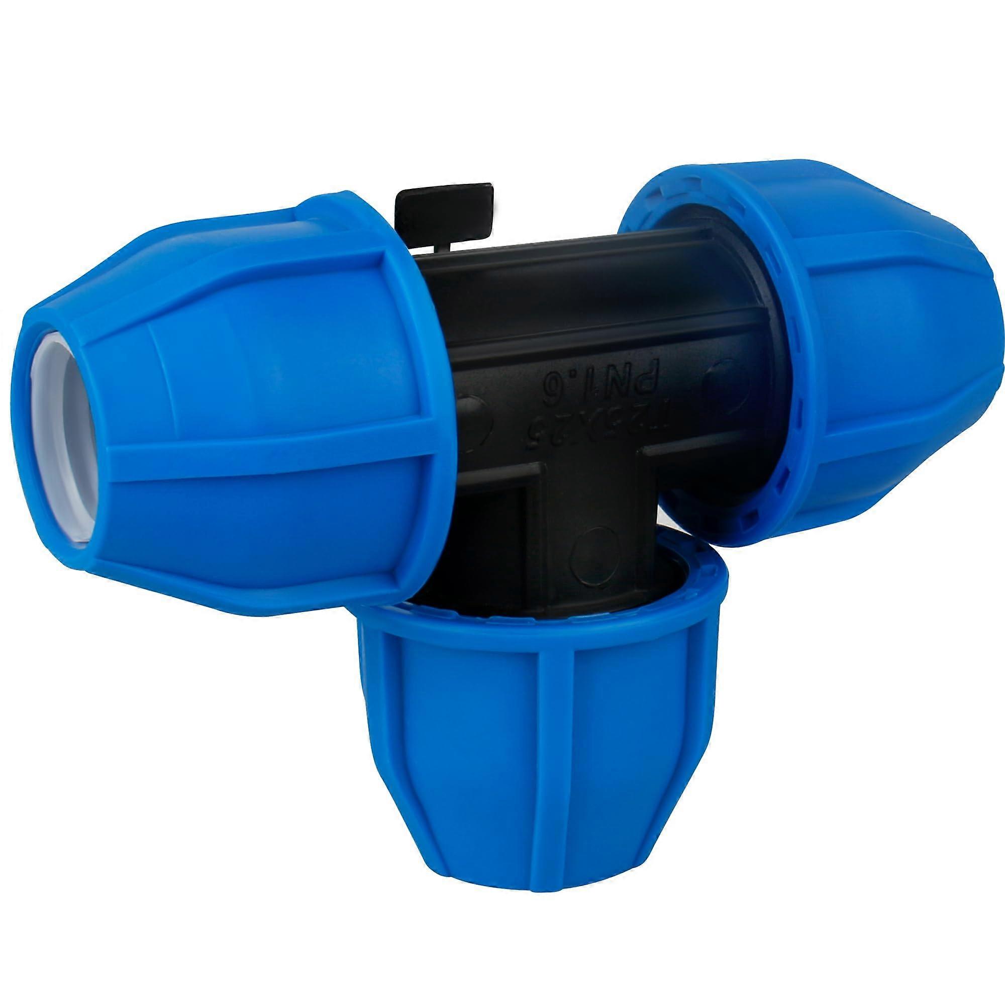 3/4 Inch Compressed Air Pipe Tee Fitting LeakProof  Pressure Corrosion Resistant Connector