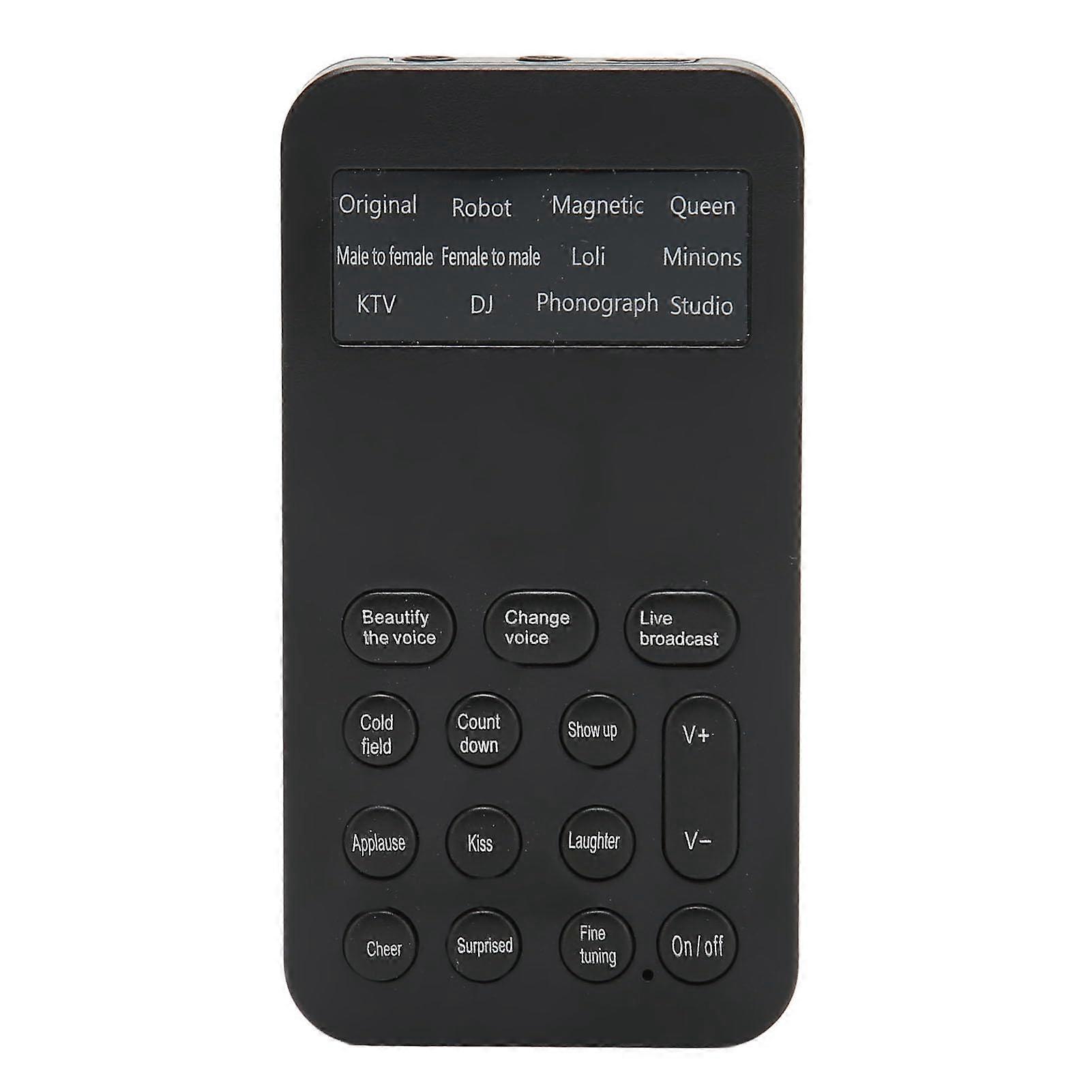 Voice Changer with 7 Modes and 8 Sound Effects for Gaming, Calling and Live Streaming
