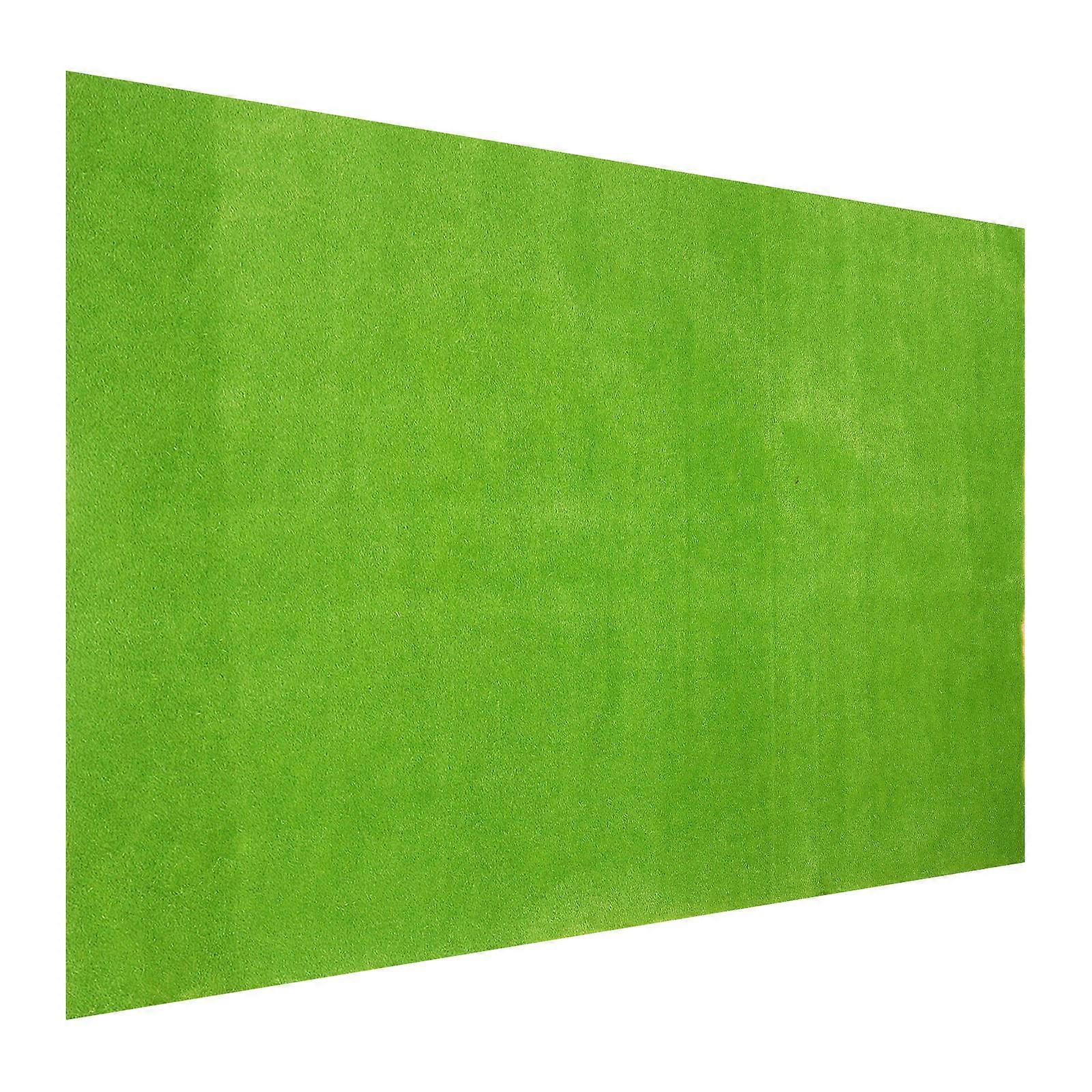 Artificial Grass Mat for Decor Simulated Turf with Light Green Material