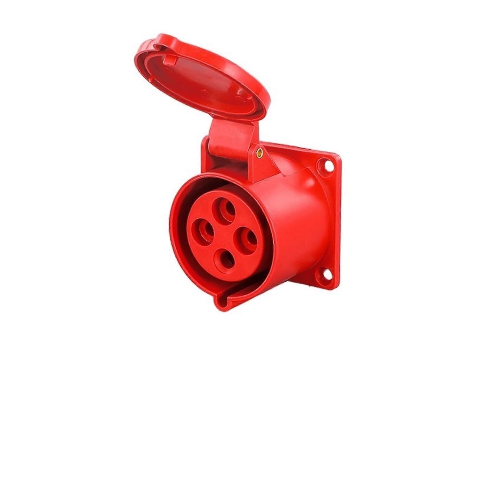 Industrial Plug and Socket 32A 4 Core Waterproof Electrical Connector ThreePhase HeavyDuty