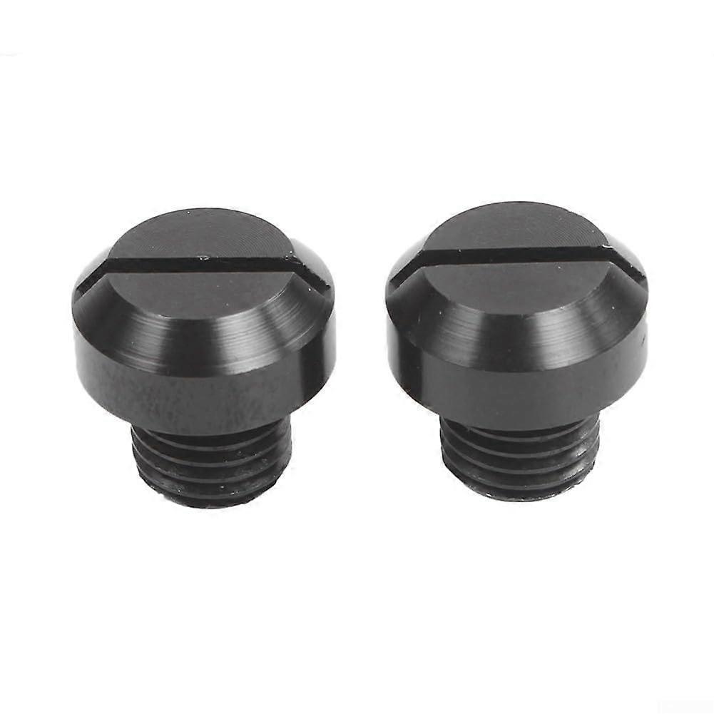 Motorcycle Mirror Hole Plugs M10 Dustproof Waterproof Protection Quick Install 2pcs Set