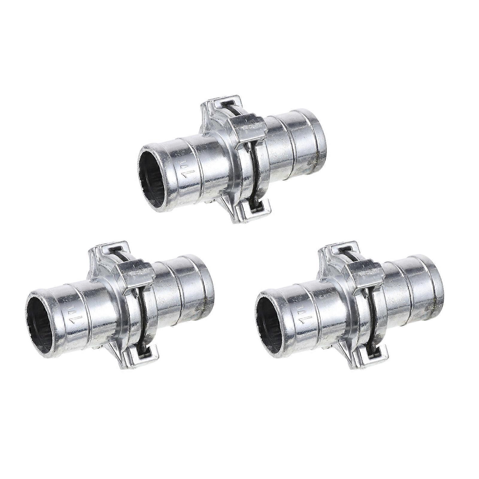 Hose Adapter Aluminium Alloy Connector for Pipe Use 3Pcs